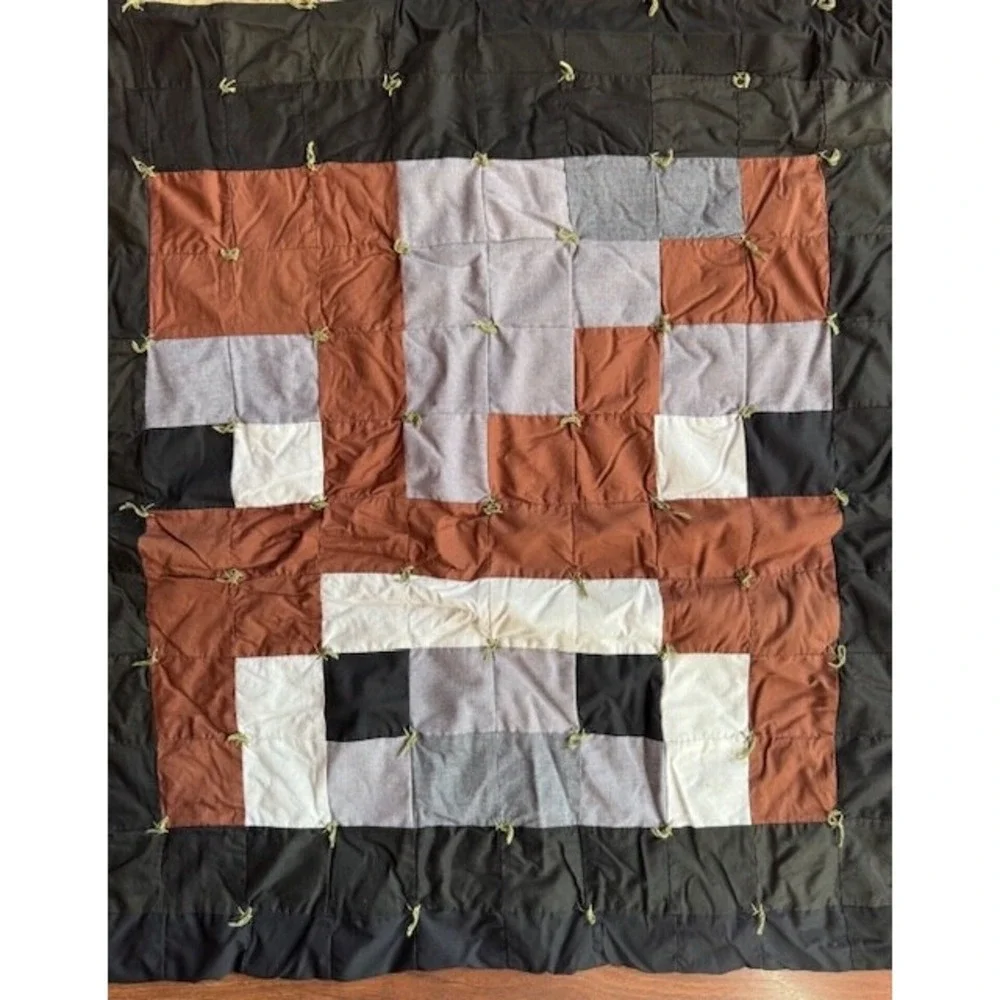 Mine Craft Chicken‎ Zombie Cow Pickaxe Knotted Quilt Custom 60